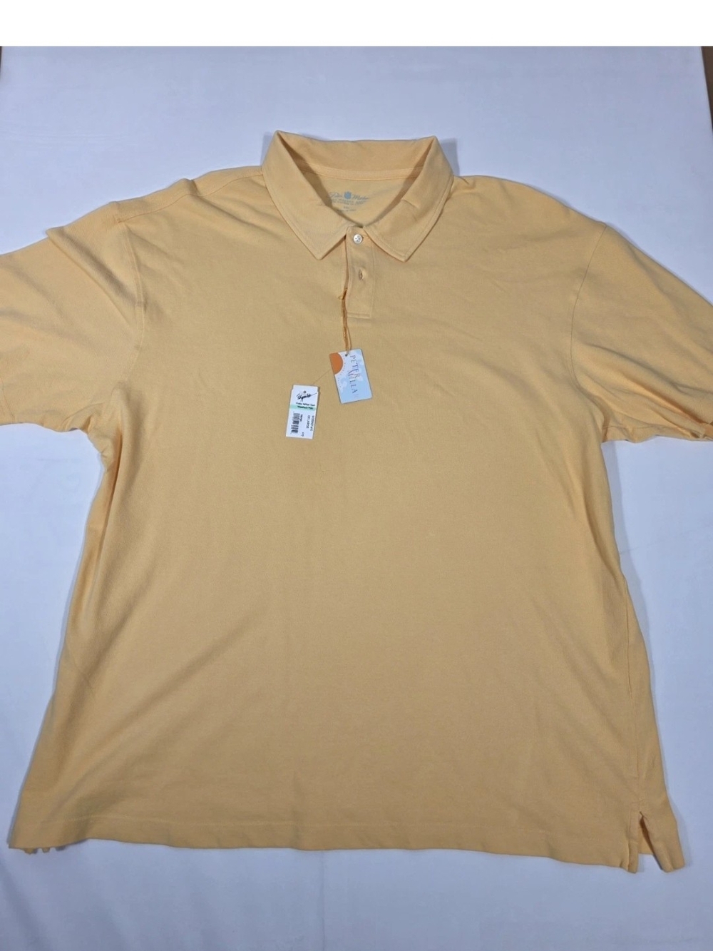 NWT Peter Millar Men's Polo Shirt in Light Peach